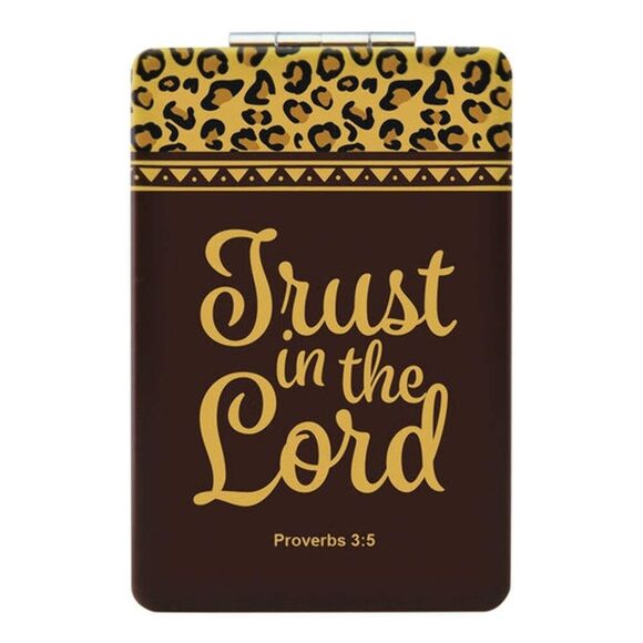 Statement Compact Mirror | Trust in the Lord - Picture 1 of 2